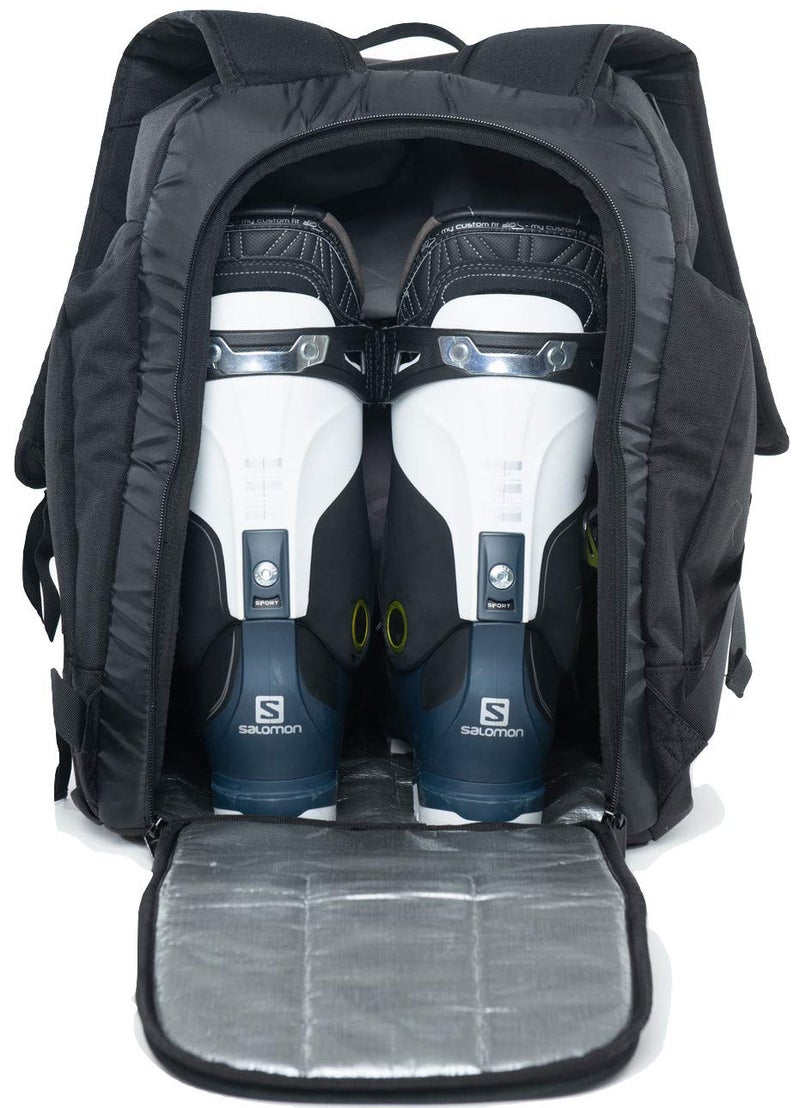 Element Equipment Ultimate Boot Bag Snowboard Ski Backpack Black Ripstop NanoWeave - Image 2